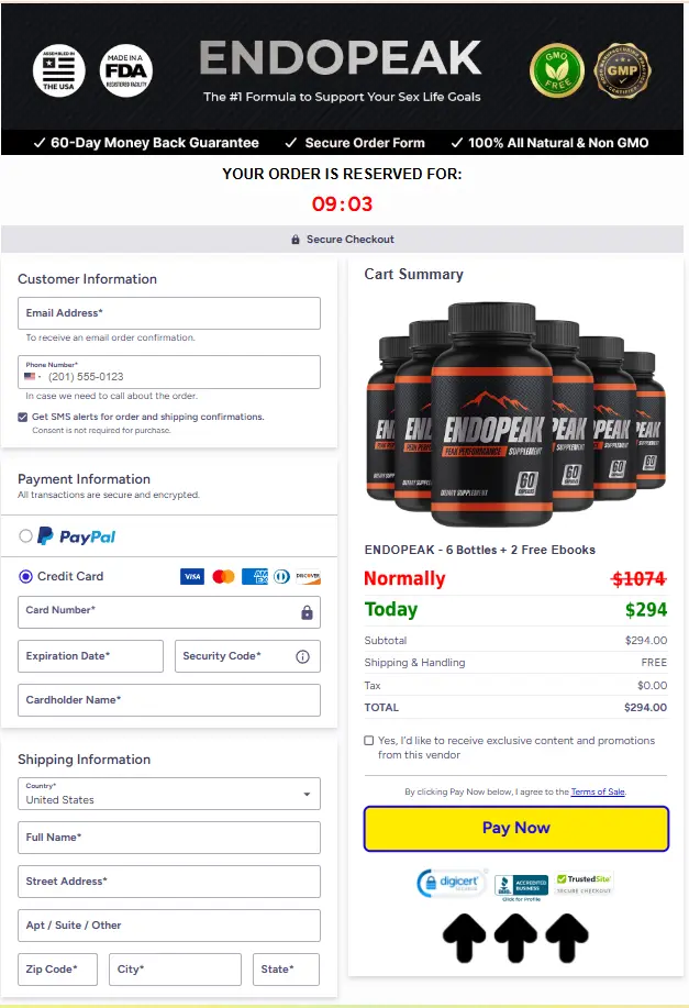 ProstaVive purchase order form