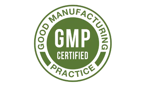 EndoPeak GMP certified manufacturing quality badge